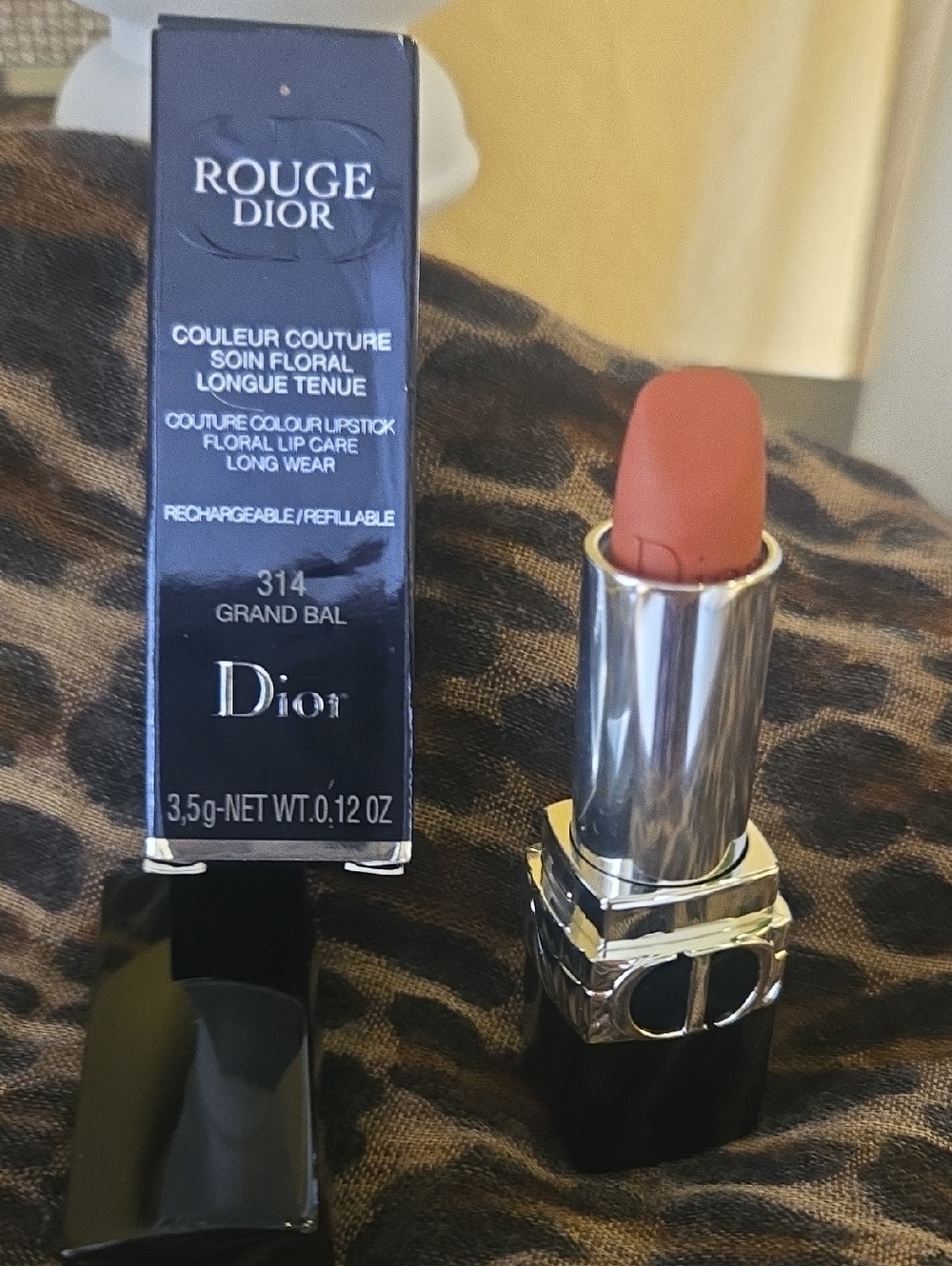 Dior Rouge Lipstick in Warm Terracotta